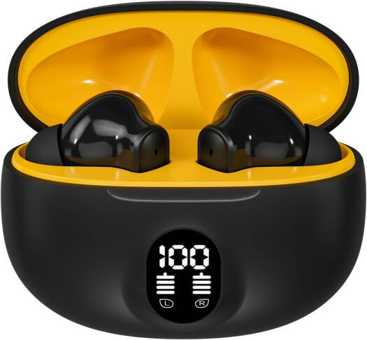 TWS Smart Sports Earphones– Stereo True Wireless Earphones with ENC & LED Display